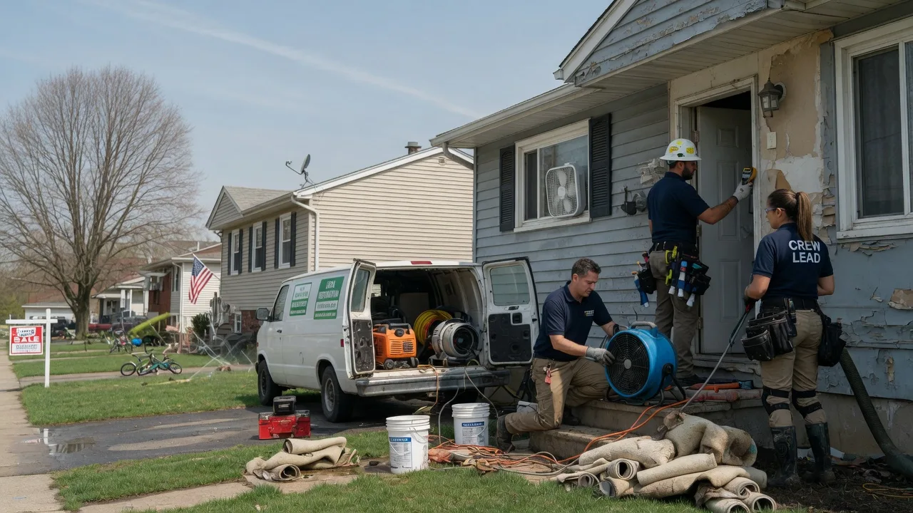 Flood Cleanup in Wood, PA near me